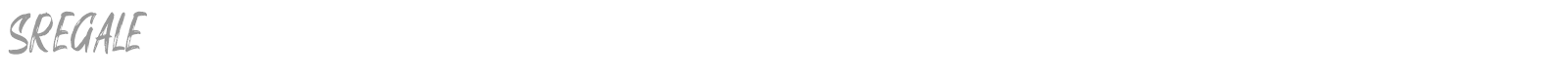 Sregale font preview